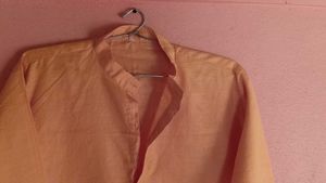 saffron Cotton Kurta