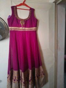Ethnic gown with bottom