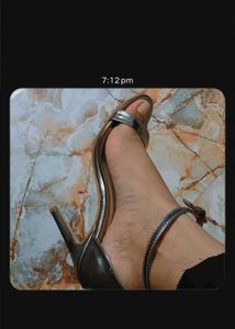 Stylish Silver Strappy Heels 👠