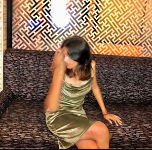 velvet slip dress