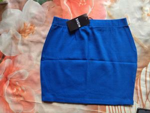 SHEIN Royal Blue Mini Skirt for Women