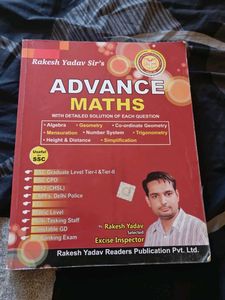 Rakesh Yadav Advance Maths Book