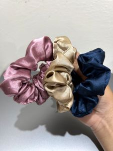 Satin Scrunchie (Set of 3)