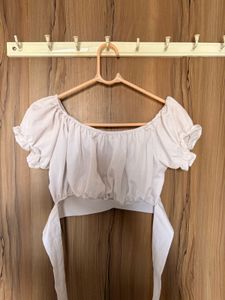 Chic Off-Shoulder Wrap up top