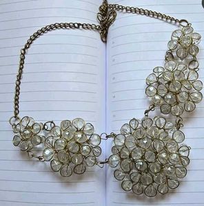 Elegant Black Stone Statement Necklace