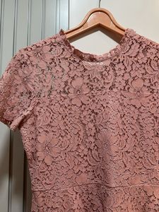 Ginger Elegant Lace Dress, Knee length Bust-34 L
