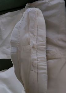 White Capri Pant , Waist:28