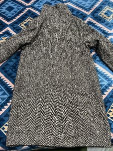 Elegant Brown Tweed Overcoat