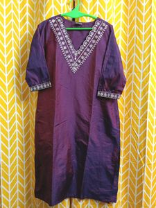 Elegant Purple Kurta