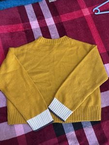Mustard Yellow Knit Sweater
