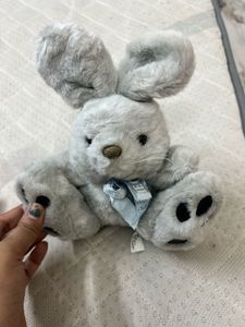 Cute Grey Bunny Stuffed Animal