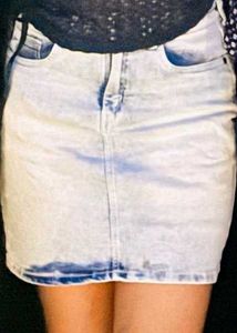 Denim Mini Skirt