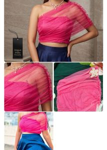 Chic Pink One-Shoulder Top