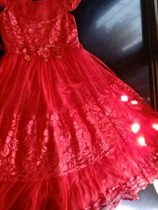 Stunning Red Ethnic Gown