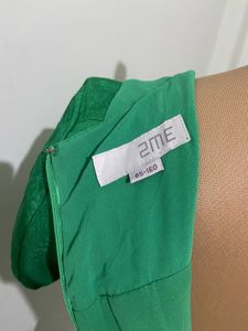 Chic Green Short Sleeve Dress
