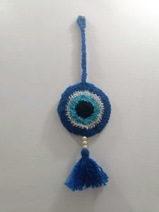 Evil Eye Crochet Wall Hanging