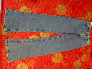 Classic Blue Vintage Wash Wide-Leg Jeans