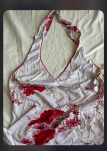 Y2k Floral Halter Neck Top