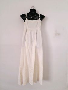 Off-White Embroidered Dress (Women's)