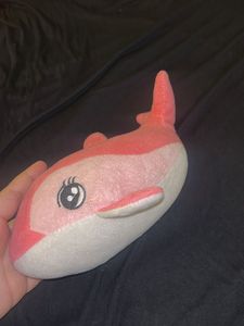 Cute Pink Shark Plush Toy