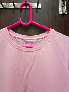 Pink Crew Neck Tee