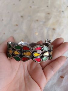 original glass handmade openable Colorful Bangle