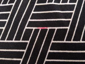 ❤️Size S To L Elegant Black &amp; White Dress Material