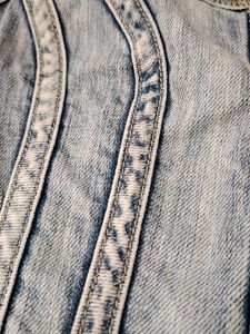 Levi's Denim Cropped Vest
