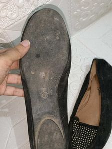 Black Studded Loafers