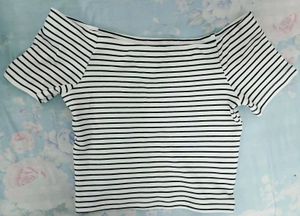 Striped Fitted Top