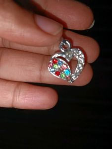 Sparkling Heart Pendant(-2 piece)