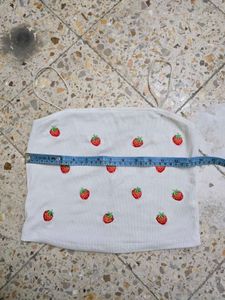 Strawberry Print Camisole Top