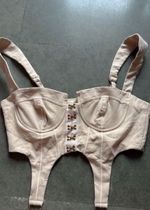 Stylish Beige Corset Top