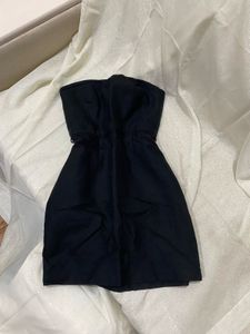Black Strapless Mini Dress