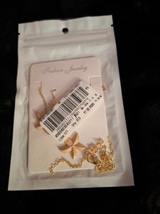Starfish Necklace and Earrings Set