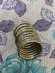 Silver Tone Bangle Set
