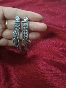Sparkling Tassel Drop Earrings