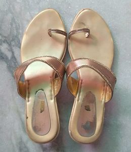 Golden footwear