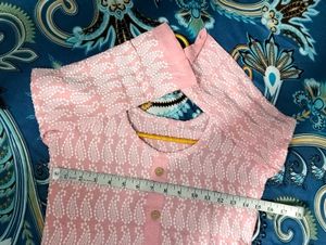 ELEGANT PEACH PINK KURTA 🩷