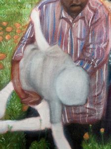 “A GHOST IN MY OWN LIFE” 12x16 oil painting