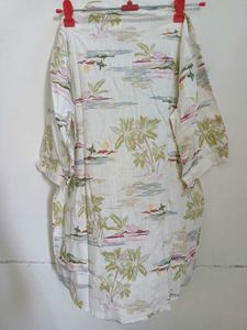 Casual Tropical Print Shirt