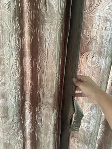 Combo of 3- Full Size Elegant Brownish Curtains