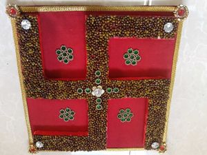 Decorative shagun swastik( moong sathiya) for wedd