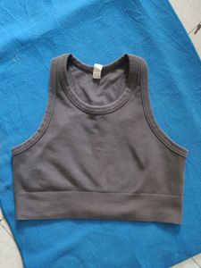 Comfortable Grey Sports Bra(XXL)