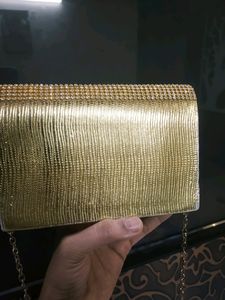Golden Sling Bag