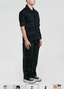 Unused Topstitched Denim Shirt
