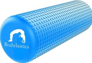 Blue textured foam roller