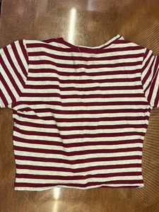 Striped Crop Top