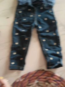 Girls Denim Jeans and Top Set