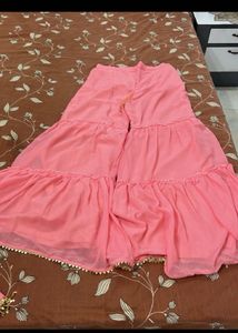 bollywood style Pink Sharara Suit for girl /woman